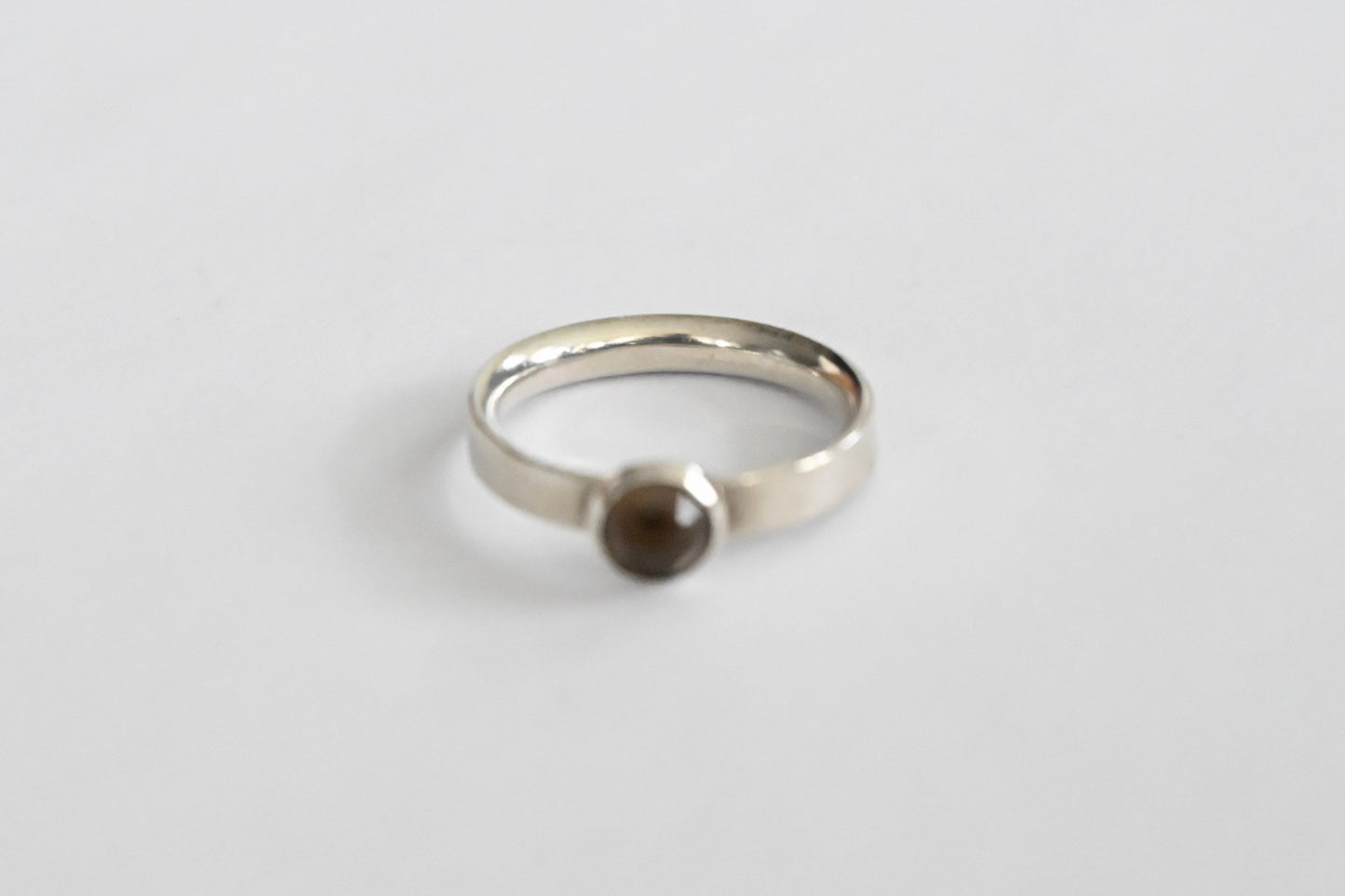 smokey quartz ring