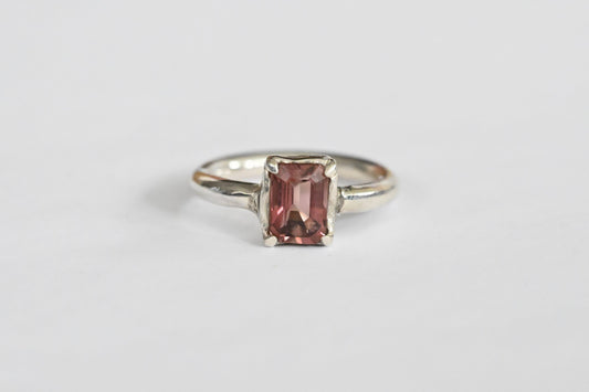 pink tourmaline ring